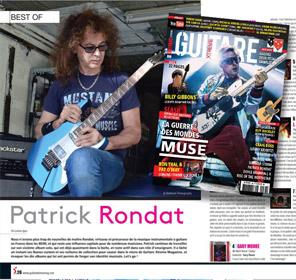 Cours de guitare avec Patrick Rondat